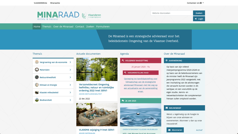 minaraad.be-homepage.png